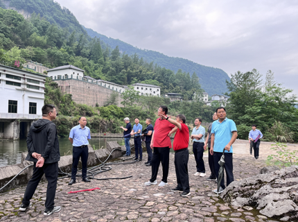 汉江集团董事长何晓东到索溪水库考察调研
