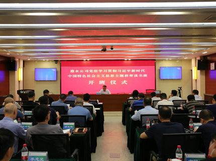 澧水公司党组学习贯彻习近平新时代中国特色社会主义思想主题教育读书班开班