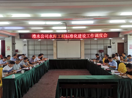 公司召开水库工程标准化建设工作调度会