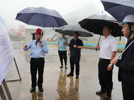 国家防总工作组检查指导皂市水库防汛工作