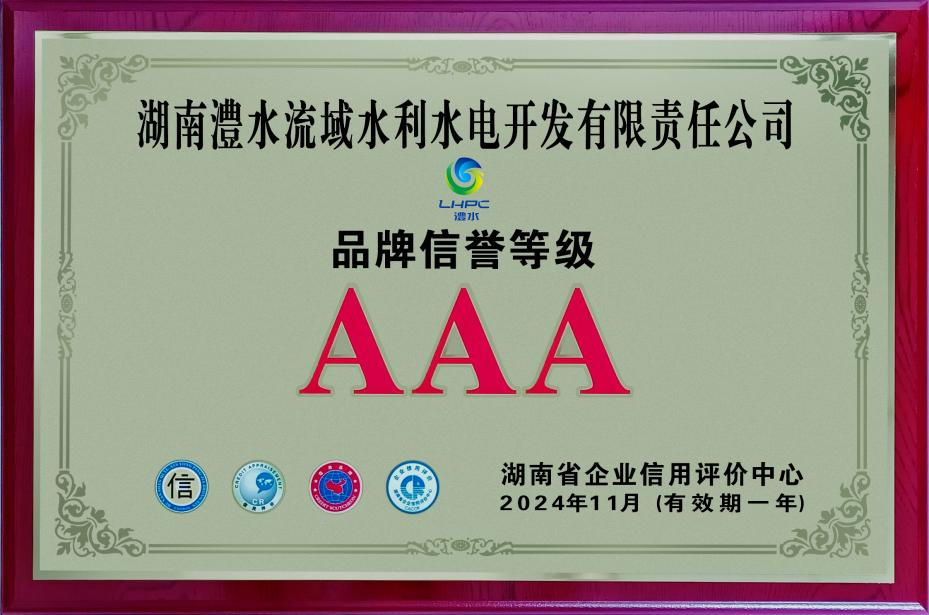 品牌信用等级牌匾2024