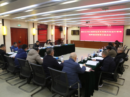 公司召开江垭和皂市水库现代化运行管理矩阵建设领导小组会议