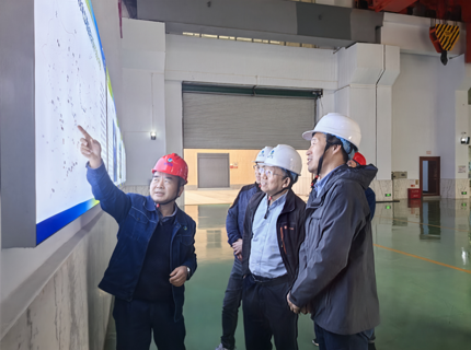 公司领导到皂市电站检查调研