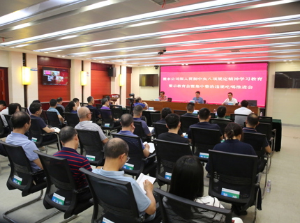 公司召开警示教育暨集中整治违规吃喝工作推进会