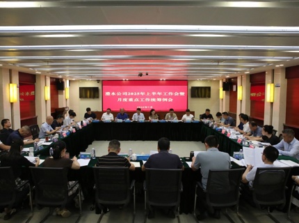 公司召开2025年上半年工作会暨8月份重点工作统筹例会