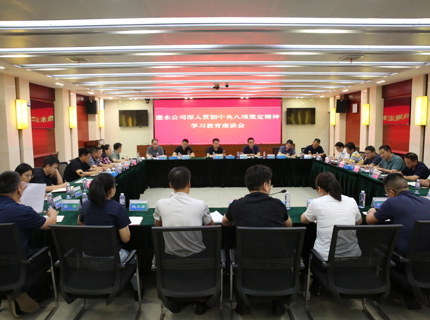 公司召开深入贯彻中央八项规定精神学习教育座谈会