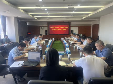 公司江垭水电站机组转轮更新改造项目可行性研究报告通过专家评审