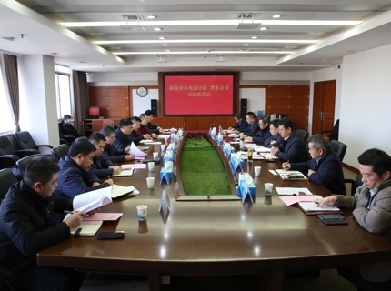徐磊与湖南省水电设计院董事长周新章交流座谈