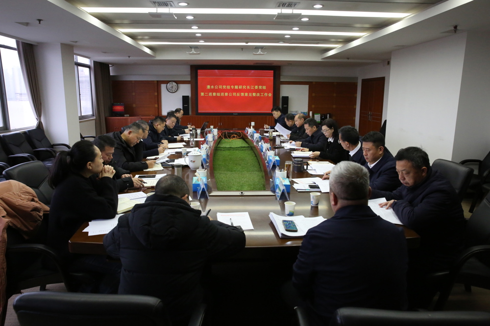 党组会研究巡察整改