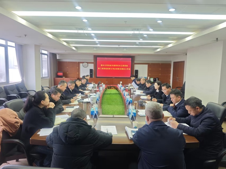 公司党组召开研究长江委党组第二巡察组巡察公司反馈意见整改工作专题会议